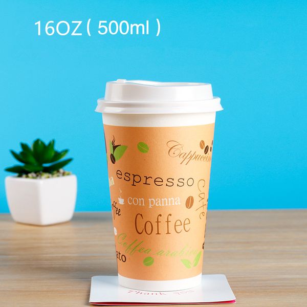 50шт высокое качество творческого одноразовые чашки кофе 8oz / 12oz / 16oz сгущать чай с молоком сои горячий напиток на вынос бумажные стака
50шт высокое качество творческого одноразовые чашки кофе 8oz / 12oz / 16oz сгущать чай с молоком сои горячий напиток на вынос бумажные стака