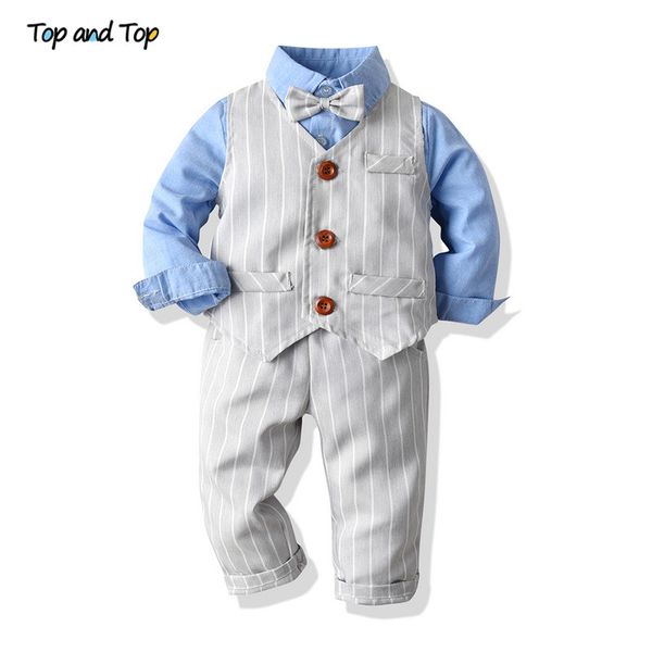 and autumn winter fashion boys gemtleman clothing set long sleeve bowtie shirt+waistcoat+pants striped children suits, White
and autumn winter fashion boys gemtleman clothing set long sleeve bowtie shirt+waistcoat+pants striped children suits, White