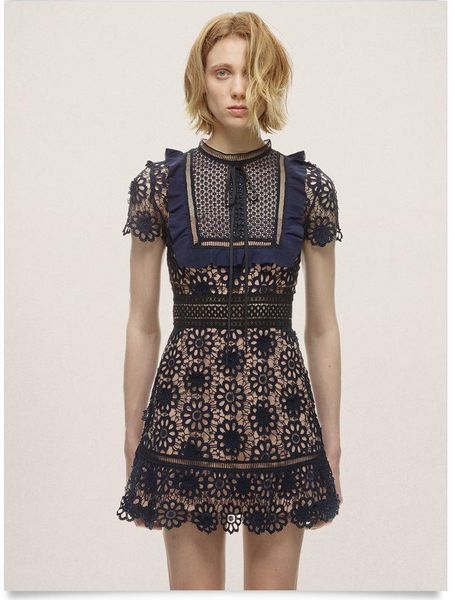 lace dress fashion luxury elegant summer bow knot spring dresses women self portrait, White;black
lace dress fashion luxury elegant summer bow knot spring dresses women self portrait, White;black