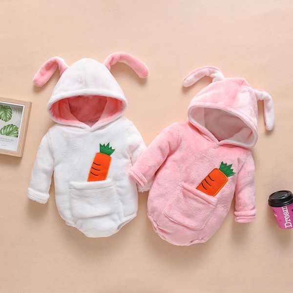 2020 warm baby clothes coral velvet baby romper toddler infant baby girl boy cartoon rabbit ear long sleeve hooded jumpsuit romper clothes, Blue
2020 warm baby clothes coral velvet baby romper toddler infant baby girl boy cartoon rabbit ear long sleeve hooded jumpsuit romper clothes, Blue