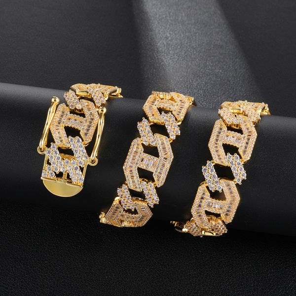 iced out chains 18mm cuban link hip hop bling chain jewelry men gold luxury designer diamond tennis necklace mens hiphop rapper fashion new, Silver
iced out chains 18mm cuban link hip hop bling chain jewelry men gold luxury designer diamond tennis necklace mens hiphop rapper fashion new, Silver