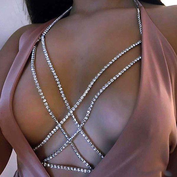 new rhinestone bra chain beach jewelry body shiny crystal drop shipping bra chest harness bikini body chain jewellery, Slivery;golden
new rhinestone bra chain beach jewelry body shiny crystal drop shipping bra chest harness bikini body chain jewellery, Slivery;golden