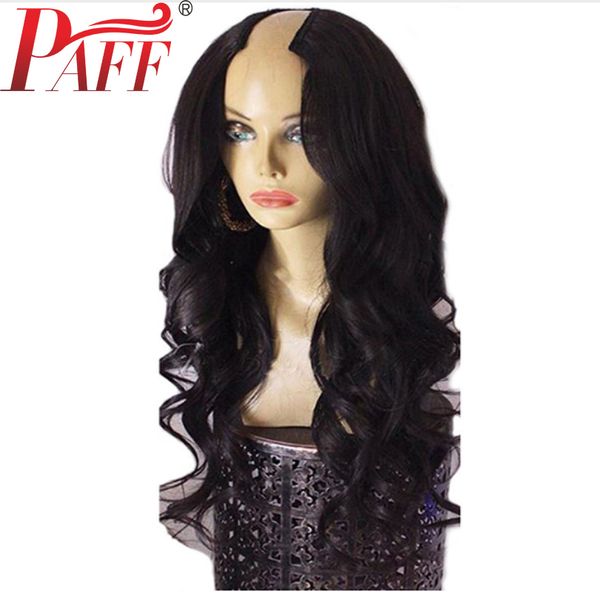 paff 150% density u part wig human hair body wave 2*4 size for women with brazilian remy hair middle part natural hairline, Black;brown
paff 150% density u part wig human hair body wave 2*4 size for women with brazilian remy hair middle part natural hairline, Black;brown