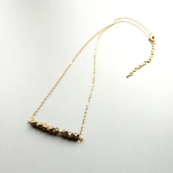 lii ji genuine natural pyrite sparkling beads us 9k gf chain link delicated handmade necklace 40cm/45cm, Silver
lii ji genuine natural pyrite sparkling beads us 9k gf chain link delicated handmade necklace 40cm/45cm, Silver