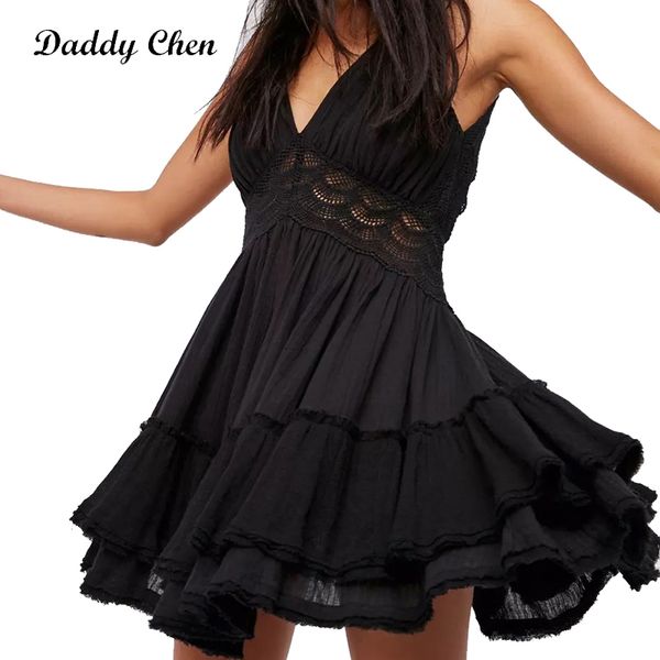 daddy chen women summer dress 2019 casual boho spaghetti strap loose solid sleeveless beach dress beachwear backless v neck, Black;gray
daddy chen women summer dress 2019 casual boho spaghetti strap loose solid sleeveless beach dress beachwear backless v neck, Black;gray