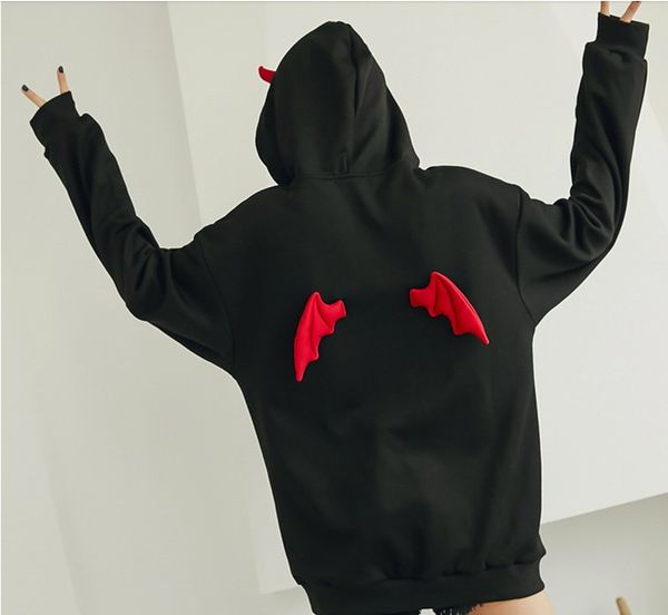 autumn winter harajuku hoodie cute hoodies women punk gothic girls devil horn chic hooded pullover loose streetwear sweatshirt, Black
autumn winter harajuku hoodie cute hoodies women punk gothic girls devil horn chic hooded pullover loose streetwear sweatshirt, Black