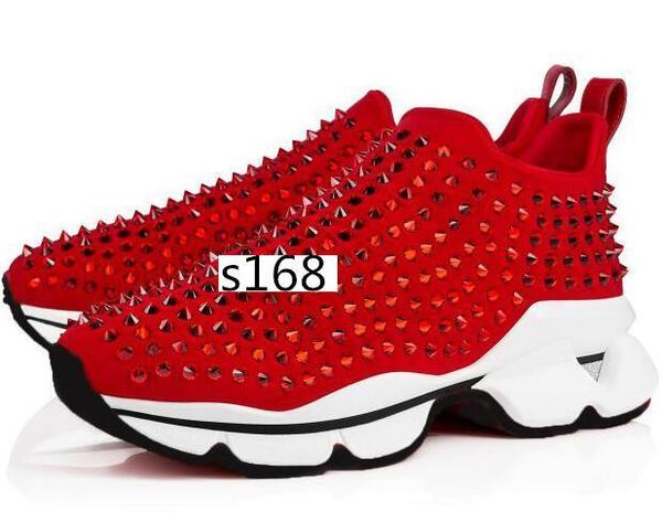 original box red bottom spike sock designer women men casual shoes.red sole flats with krystal spikes,30mm black white donna flats 8
original box red bottom spike sock designer women men casual shoes.red sole flats with krystal spikes,30mm black white donna flats 8