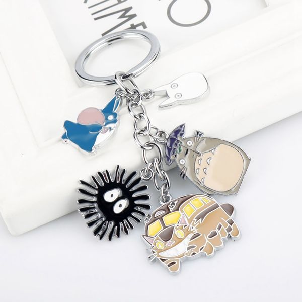 my neighbor totoro keychain metal figures pendants doll japanese anime key rings, Silver
my neighbor totoro keychain metal figures pendants doll japanese anime key rings, Silver