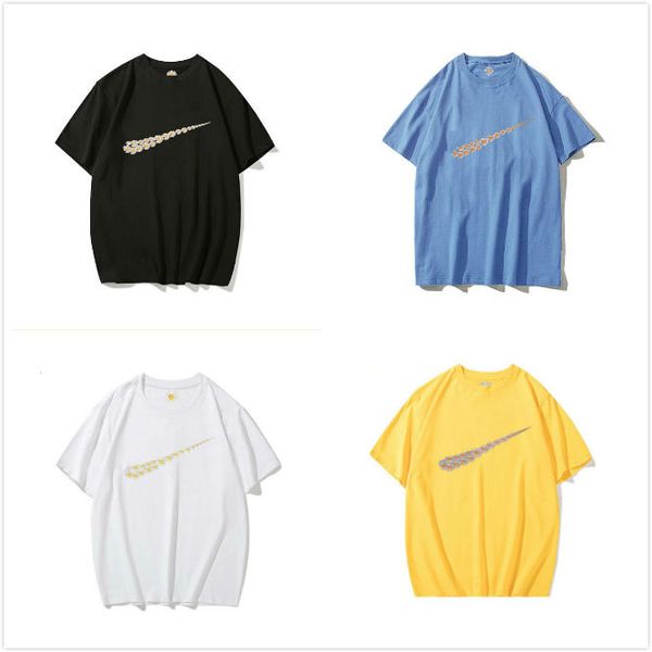 womens & mens designer t shirts fashion brand short sleeve floral print t-shirt casual sports luxury couple tees 4 color -2xl, White
womens & mens designer t shirts fashion brand short sleeve floral print t-shirt casual sports luxury couple tees 4 color -2xl, White