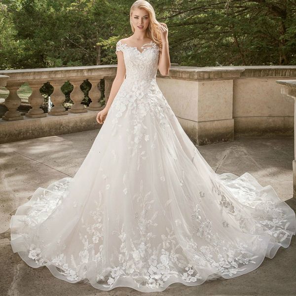 2020 vintage lace wedding dresses plus size cap sleeves appliques elegant bridal gowns lace up puffy ball gowns vestido de novia, White
2020 vintage lace wedding dresses plus size cap sleeves appliques elegant bridal gowns lace up puffy ball gowns vestido de novia, White