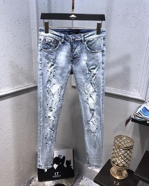 2019new summer french solid classic style jeans slim fit motorcycle biker denim men s fashion designer hop mens jeans size 29-40, Blue
2019new summer french solid classic style jeans slim fit motorcycle biker denim men s fashion designer hop mens jeans size 29-40, Blue