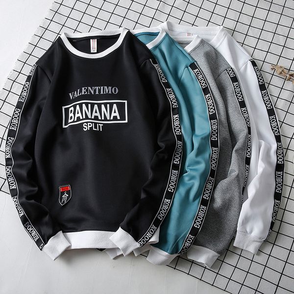 new style sweatshirts men long sleeve pullover trend spring and autumn hip hop cool tide slim-fit printed letter streetwear, Black
new style sweatshirts men long sleeve pullover trend spring and autumn hip hop cool tide slim-fit printed letter streetwear, Black