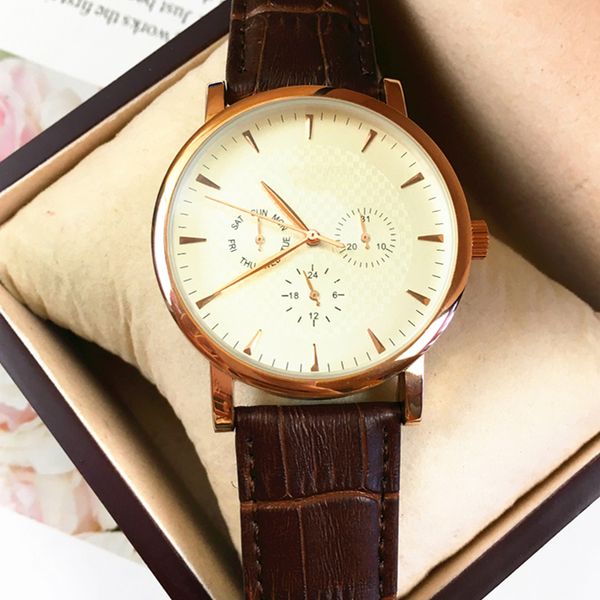 2020 classic fashion big dial man wristwatch quartz clock genuine leather luxury male clock drop shipping japan movement, Slivery;brown
2020 classic fashion big dial man wristwatch quartz clock genuine leather luxury male clock drop shipping japan movement, Slivery;brown