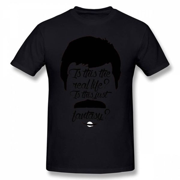 Queen Band T Shirt Rock Bohemian Rhapsody T-Shirt Letter Print Graphic Tee Shirt Summer Short Sleeve TShirts Size S-6XL