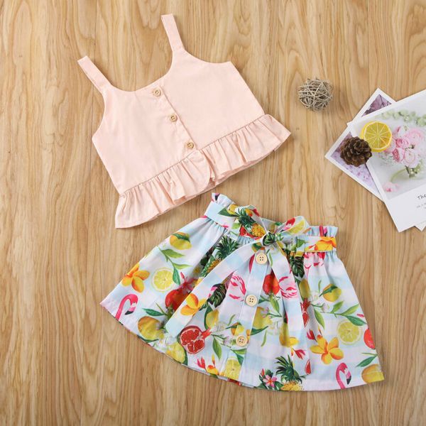 newborn baby girl kid sling ruffles flower skirt sunsuit clothes set 2pcs, White
newborn baby girl kid sling ruffles flower skirt sunsuit clothes set 2pcs, White