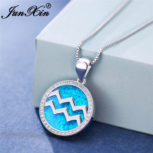 constellation aquarius pendant necklaces for women 925 silver round birthstone blue white fire opal necklace valentine jewelry
constellation aquarius pendant necklaces for women 925 silver round birthstone blue white fire opal necklace valentine jewelry