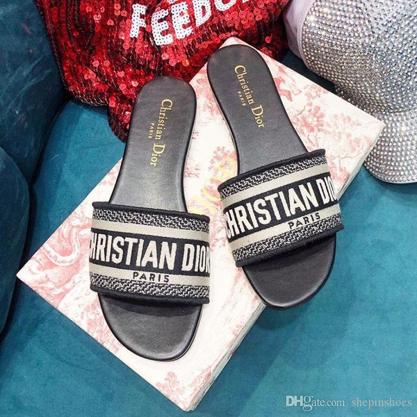 woman color stripes sandals weave sole flat slipprs shoes ladies summer leather bottom outdoor beach causal flip flops with box, Black 
woman color stripes sandals weave sole flat slipprs shoes ladies summer leather bottom outdoor beach causal flip flops with box, Black