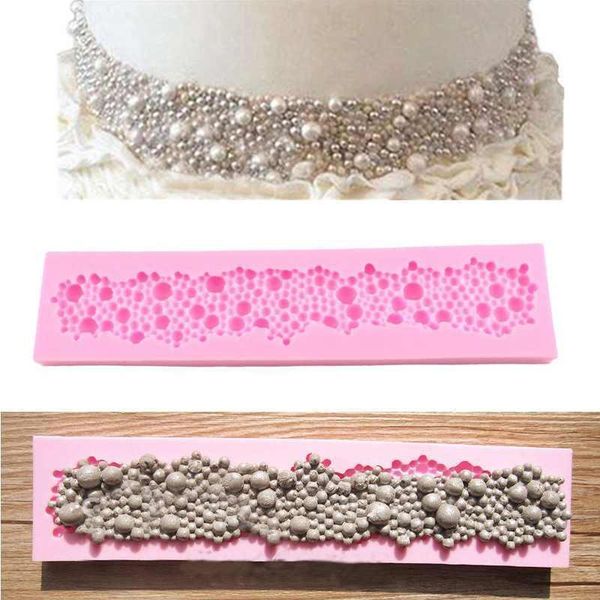 wholesale- new arrival 1pc pearls beads silicone mold cake decor fondant baking sugarcraft mould
wholesale- new arrival 1pc pearls beads silicone mold cake decor fondant baking sugarcraft mould