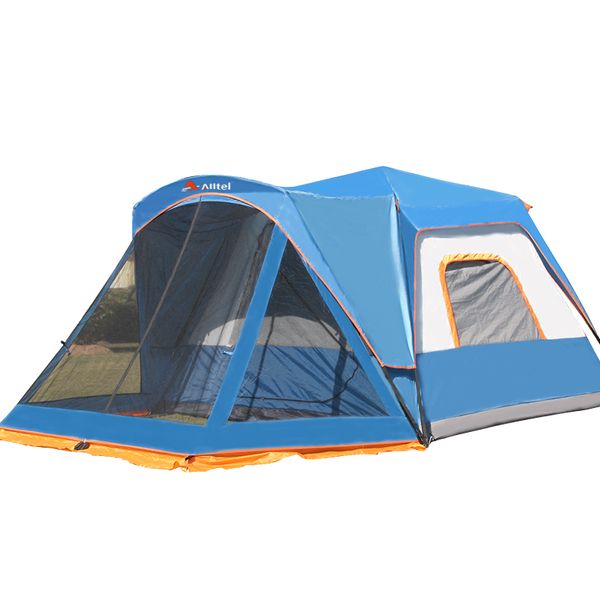 new arrival fully automatic quick-open tent for 3-4,5-8persons thick anti-rain outdoor camping tent 1hall 1room,1door 3windows
new arrival fully automatic quick-open tent for 3-4,5-8persons thick anti-rain outdoor camping tent 1hall 1room,1door 3windows