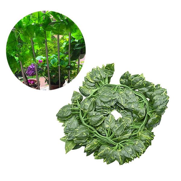12 strings artificial creeper leaves vine 6.5ft wall decorative green hanging leaf garland lifelike plant for party home decor
12 strings artificial creeper leaves vine 6.5ft wall decorative green hanging leaf garland lifelike plant for party home decor