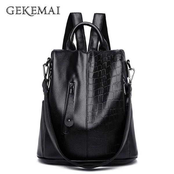 fashion anti-theft backpack female leather for teenager girls schoolbag travel bag mochila black shoulder bookbag for women sac
fashion anti-theft backpack female leather for teenager girls schoolbag travel bag mochila black shoulder bookbag for women sac