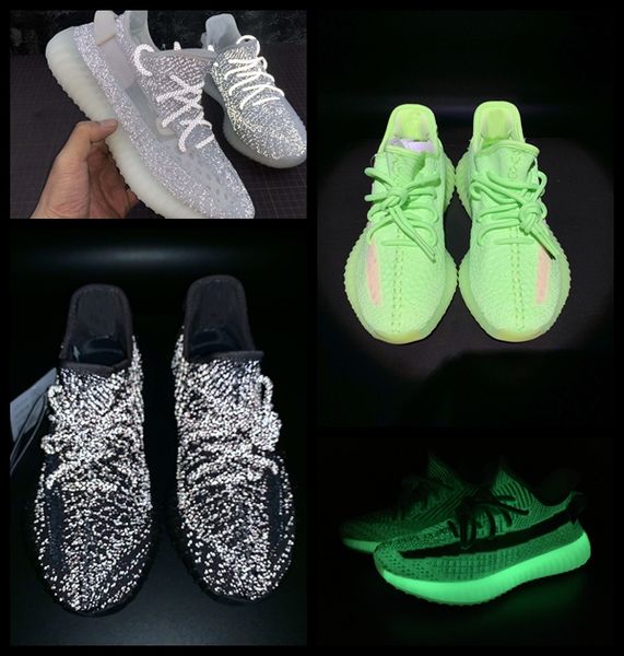 

designer running shoes true form lime green clay static belgua semi frozen glow zebra black sport shoes kanye west sneakers with box