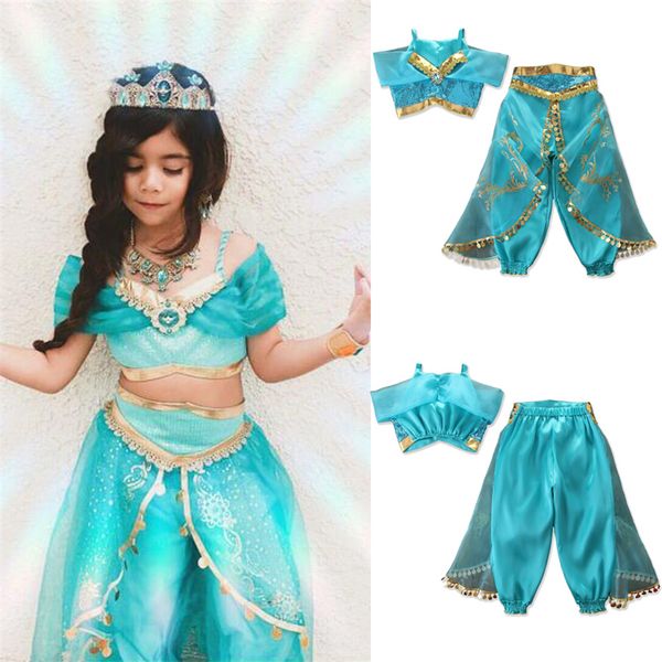 2019 new baby girls kids cartoon clothes set princess festival t-shirt vest +pants outfit set clothes baby girl costume, White
2019 new baby girls kids cartoon clothes set princess festival t-shirt vest +pants outfit set clothes baby girl costume, White