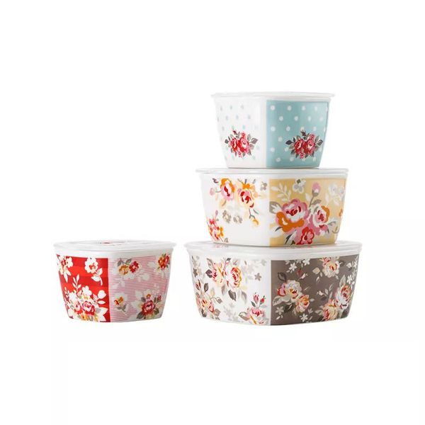 colorful sakura lunch box japanese style printed bento box instant noodle bowl square ceramic food storage container with lid
colorful sakura lunch box japanese style printed bento box instant noodle bowl square ceramic food storage container with lid