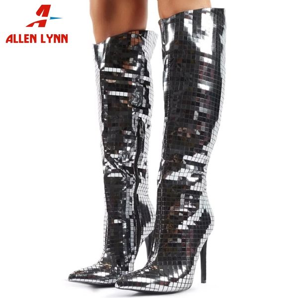 allenlynn big size 34-43 new ladies party high heels shoes woman brand pointed toe knee high boots ins boots women, Black
allenlynn big size 34-43 new ladies party high heels shoes woman brand pointed toe knee high boots ins boots women, Black