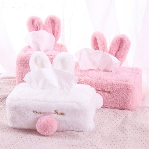 sweet color pink white plush rabbit tissue box durable home car hotel sofa paper tissue holder napkin case pouch girl's gift
sweet color pink white plush rabbit tissue box durable home car hotel sofa paper tissue holder napkin case pouch girl's gift