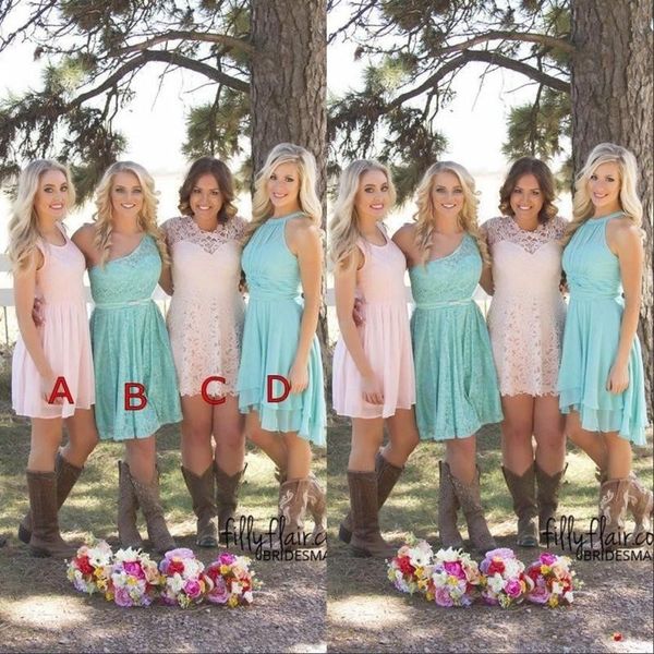 2020 modern custom short bridesmaid dresses country westen ruched chiffon bridesmaids dresses knee length maid of honor dress, White;pink
2020 modern custom short bridesmaid dresses country westen ruched chiffon bridesmaids dresses knee length maid of honor dress, White;pink