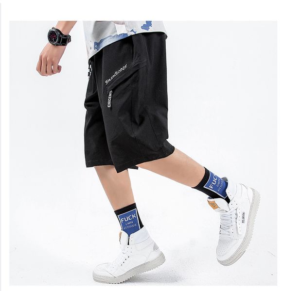 the cool dude casual shorts street rebel daily basics loose drawstring multi-pocket jolly jogger mens outdoor sports shorts, White;black
the cool dude casual shorts street rebel daily basics loose drawstring multi-pocket jolly jogger mens outdoor sports shorts, White;black