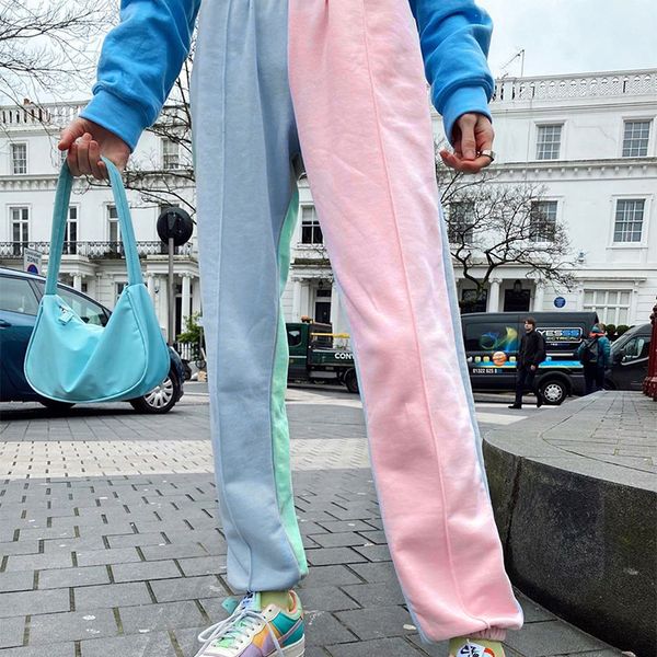 oushang fashion panelled patchwork sweatpants women 2020 harajuku stretch high waist pants streetwear loose jogger trousers, Black;white
oushang fashion panelled patchwork sweatpants women 2020 harajuku stretch high waist pants streetwear loose jogger trousers, Black;white