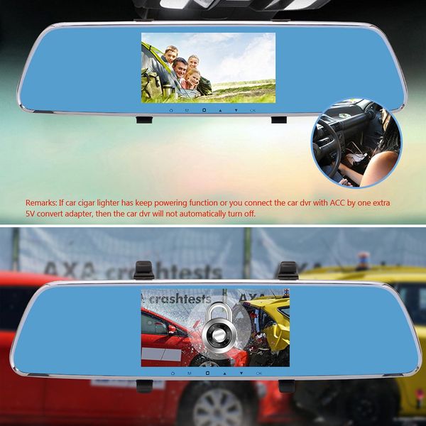 universal 4.3 inch hd 1080p rearview mirror car dvr camera with dual lens support parking monitor & motion detection
universal 4.3 inch hd 1080p rearview mirror car dvr camera with dual lens support parking monitor & motion detection