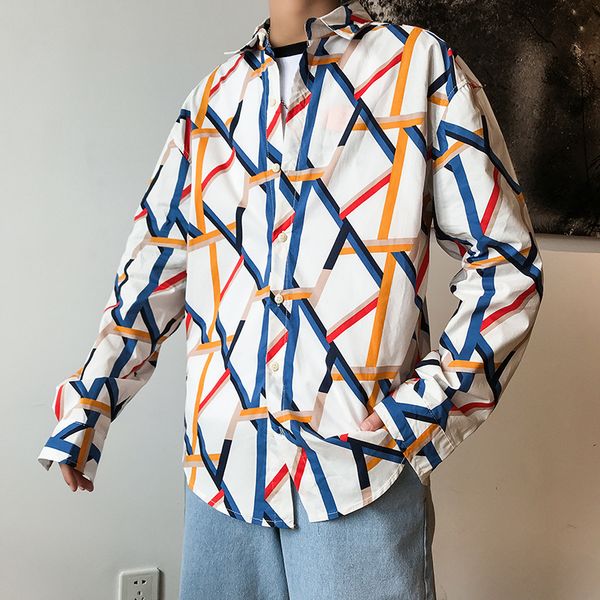 2019 korean style men's spring youth long sleeve coats male flower printing white/blue color high-quality shirts plus size -2xl, White;black
2019 korean style men's spring youth long sleeve coats male flower printing white/blue color high-quality shirts plus size -2xl, White;black