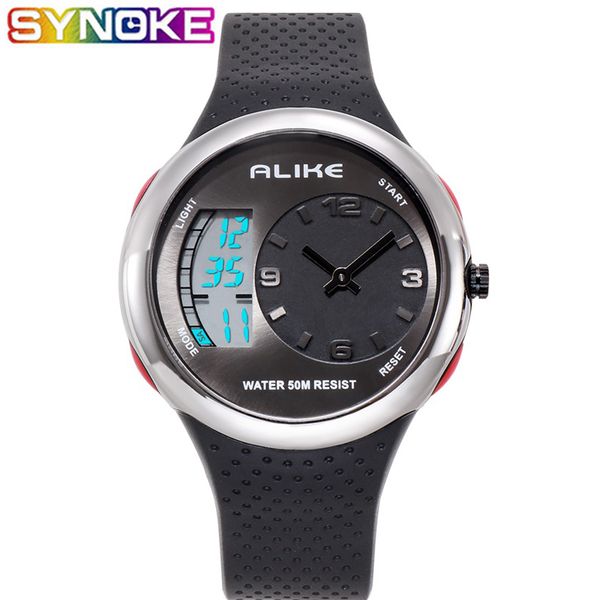men quartz watches outdoor sports double movement dual time zone large dial waterproof simple male digital wrist watch for men, Slivery;brown
men quartz watches outdoor sports double movement dual time zone large dial waterproof simple male digital wrist watch for men, Slivery;brown