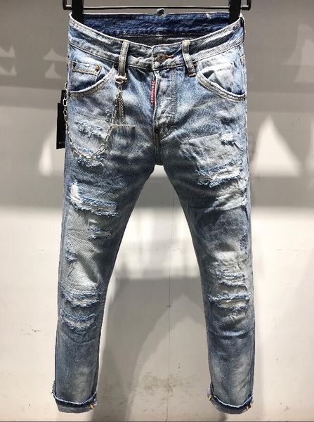 2020 new brand of fashionable european and american men's casual jeans ,high-grade washing, pure hand grinding, quality optimization da, Blue
2020 new brand of fashionable european and american men's casual jeans ,high-grade washing, pure hand grinding, quality optimization da, Blue