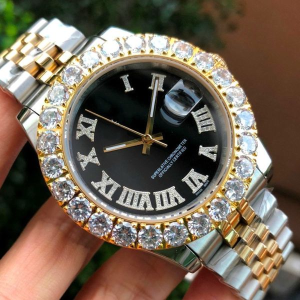 new gold president datejust stainless luxury designer iced out diamond automatic mens watch reloj wristwatches watches, Slivery;brown
new gold president datejust stainless luxury designer iced out diamond automatic mens watch reloj wristwatches watches, Slivery;brown