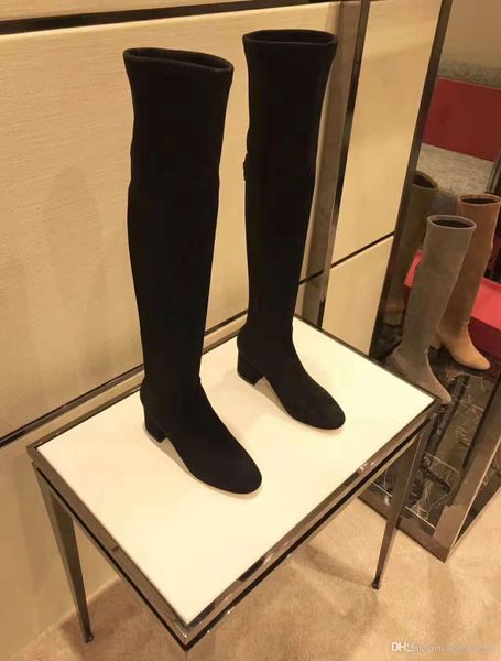 warm winter long boots womens faux suede fashion over the knee snow boots height increasing woman shoes zx147, Black
warm winter long boots womens faux suede fashion over the knee snow boots height increasing woman shoes zx147, Black