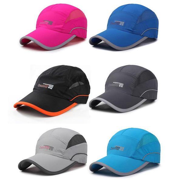 summer outdoor antisun sports baseball quick drying fishing riding cap, Blue;gray