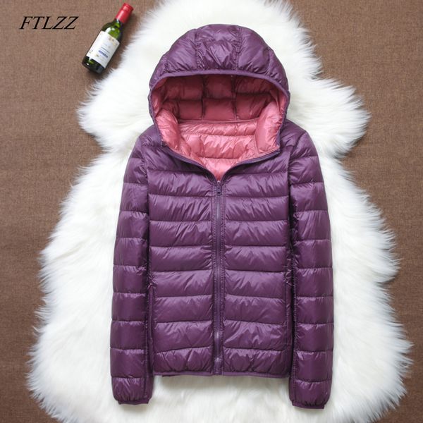 ftlzz 2019 new women ultra light down jacket casual double side reversible coats plus size 4xl with portable bag female outwear, Black
ftlzz 2019 new women ultra light down jacket casual double side reversible coats plus size 4xl with portable bag female outwear, Black
