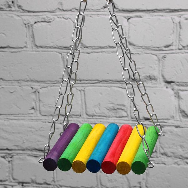 middle and small size parrot gnaw toys suspension bridge plate sling chain swing
middle and small size parrot gnaw toys suspension bridge plate sling chain swing