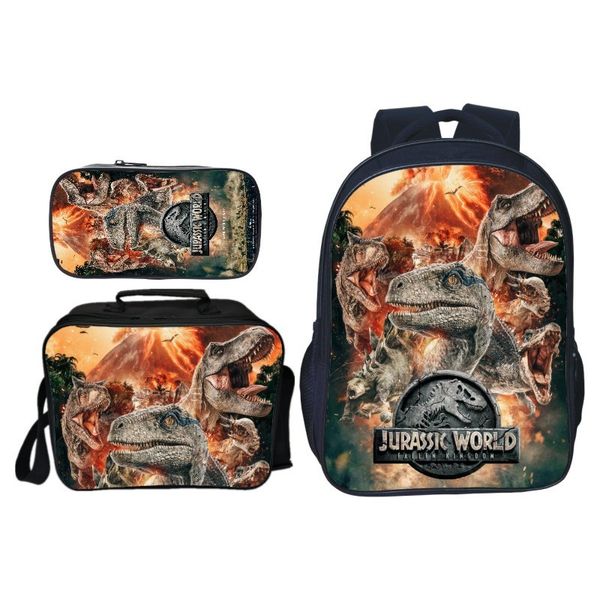 3pcs/set popular fashion animal printing jurassic world children school bags dinosaur boys backpack for kids schoolbag for girls j190619
3pcs/set popular fashion animal printing jurassic world children school bags dinosaur boys backpack for kids schoolbag for girls j190619