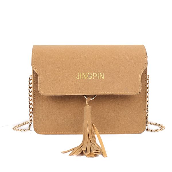 ladies flap cover wild one-shoulder bag women scrub tassel ornament chain small square bags casual solid yellow messenger bag
ladies flap cover wild one-shoulder bag women scrub tassel ornament chain small square bags casual solid yellow messenger bag