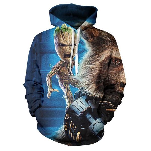2020selling guardian of the galaxy groot hoodie men sweatshirt 3d print hip hop hoodie street wear pullover men, Black
2020selling guardian of the galaxy groot hoodie men sweatshirt 3d print hip hop hoodie street wear pullover men, Black