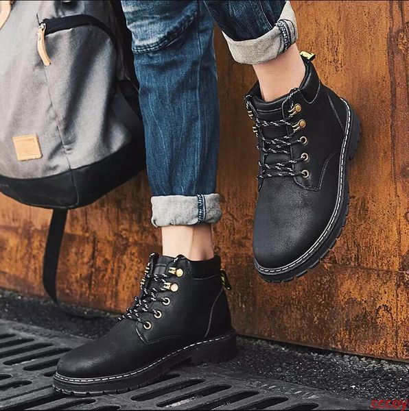 classic mens boots brown black khaki winter boots designer leather comfortable ankle martin boots outdoor sports shoes
classic mens boots brown black khaki winter boots designer leather comfortable ankle martin boots outdoor sports shoes