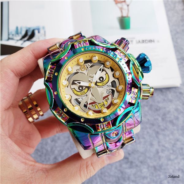 2020 invicta selling because of vichta clown series mens brand luxury watch tritnite chronograph watches, Slivery;brown
2020 invicta selling because of vichta clown series mens brand luxury watch tritnite chronograph watches, Slivery;brown
