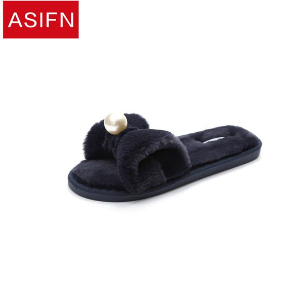 asifn women slippers warm furry winter shoes woman pearl cute bow-knot faux female soft home slipper with fur flip flops, Black
asifn women slippers warm furry winter shoes woman pearl cute bow-knot faux female soft home slipper with fur flip flops, Black