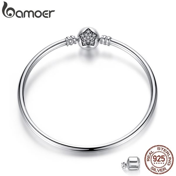 bamoer authentic 100% 925 sterling silver snake chain bracelet & bangle pave star cubic zirconia cz diy jewelry t190702, Golden;silver
bamoer authentic 100% 925 sterling silver snake chain bracelet & bangle pave star cubic zirconia cz diy jewelry t190702, Golden;silver