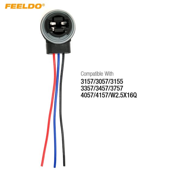 feeldo 40pcs car 3157/3057/3155/3357/3457/3757/4057/4157/w2.5x16q led bulb brake signal light socket harness wire
feeldo 40pcs car 3157/3057/3155/3357/3457/3757/4057/4157/w2.5x16q led bulb brake signal light socket harness wire